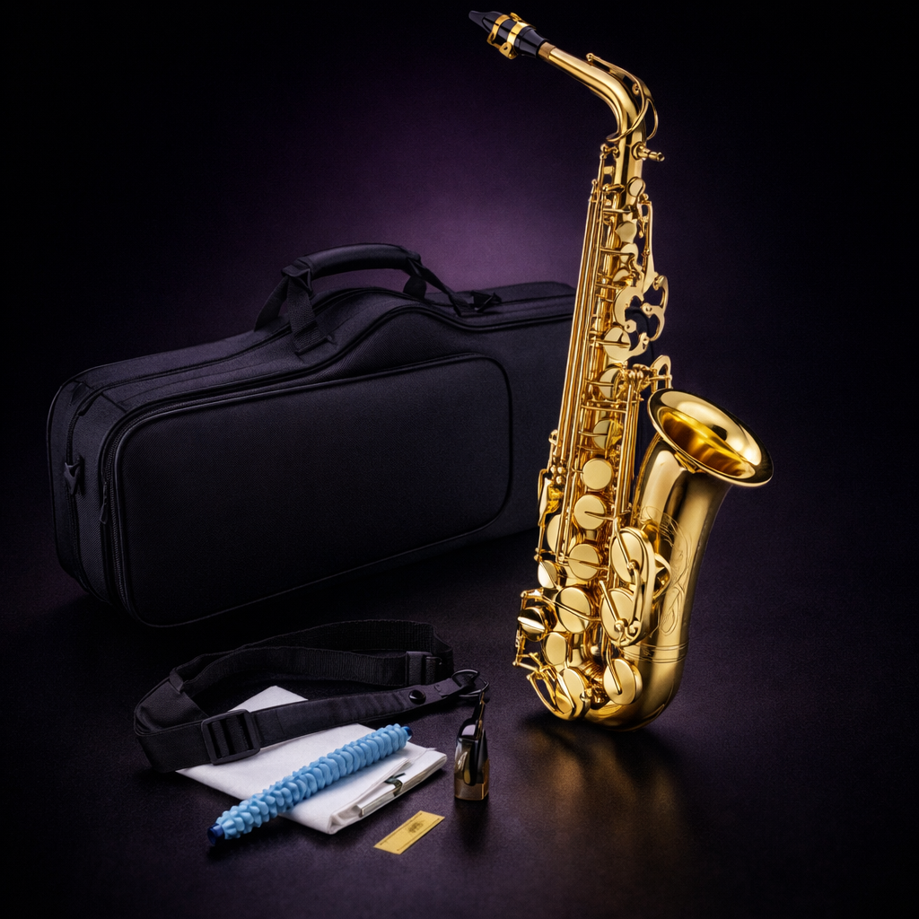 Saxofone Alto em Mi Bemol Lacado