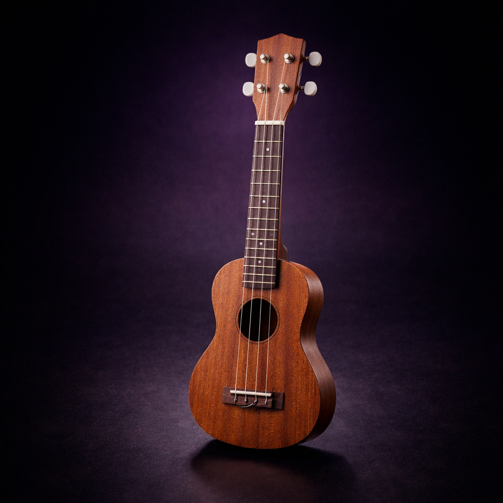 Ukulele Soprano em Sapele
