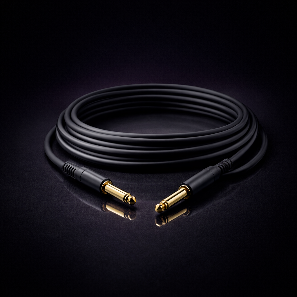 Cabo de Instrumento Jack 6.35mm - 3 metros